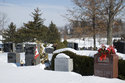 Red And White Tombstones