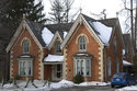 Front Of The Brick Ornate House In Ancaster