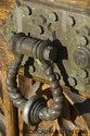 Closeup Of A Metal Door Knocker