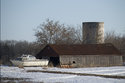 Old Shed And Silo