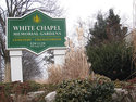 White Chapel Cemetery and Crematorium sign