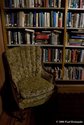Bookshelf And Chair In The Doors Library