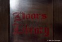 The Doors Library Sign On The Door
