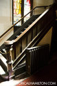 Wooden Stairs And Handrail
