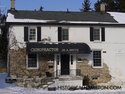 Front Of The Historic Stone Building In Ancaster Ontario