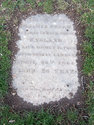 Grave Stone at Christs Church Cemetery