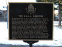 HAAA Grounds sign