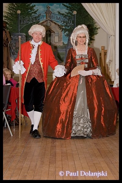  a Historical Tea and Fashion show at the old Ancaster Town Hall.