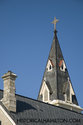 Church Steeple And Chimney