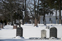 Tombstones In The Cemetery In Freelton
