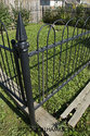 Wrought Iron Fence Around Plot