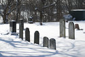 Rows Of Old Tombstones