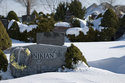 Tombstones In The Cemetery