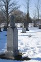 Tombstone With Binbrook Fairgrounds In The Background