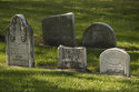 Two Rows Of Tombstones