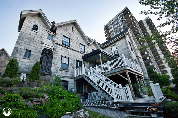 Rock Castle Balcony And Privy At Historical Hamilton