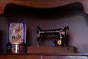 Historic Tins And Singer Sewing Machine