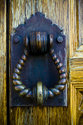 St. Lawrence Roman Catholic Church door handle detail
