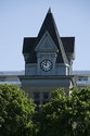 Clock Tower On Top Of The Central School