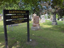 Bartonville Cemetery sign