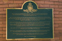 Plaque On The Armoury Wall