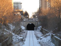 View Hunter Street Rail Tunnel