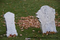 Historic Tombstones In The Falltime